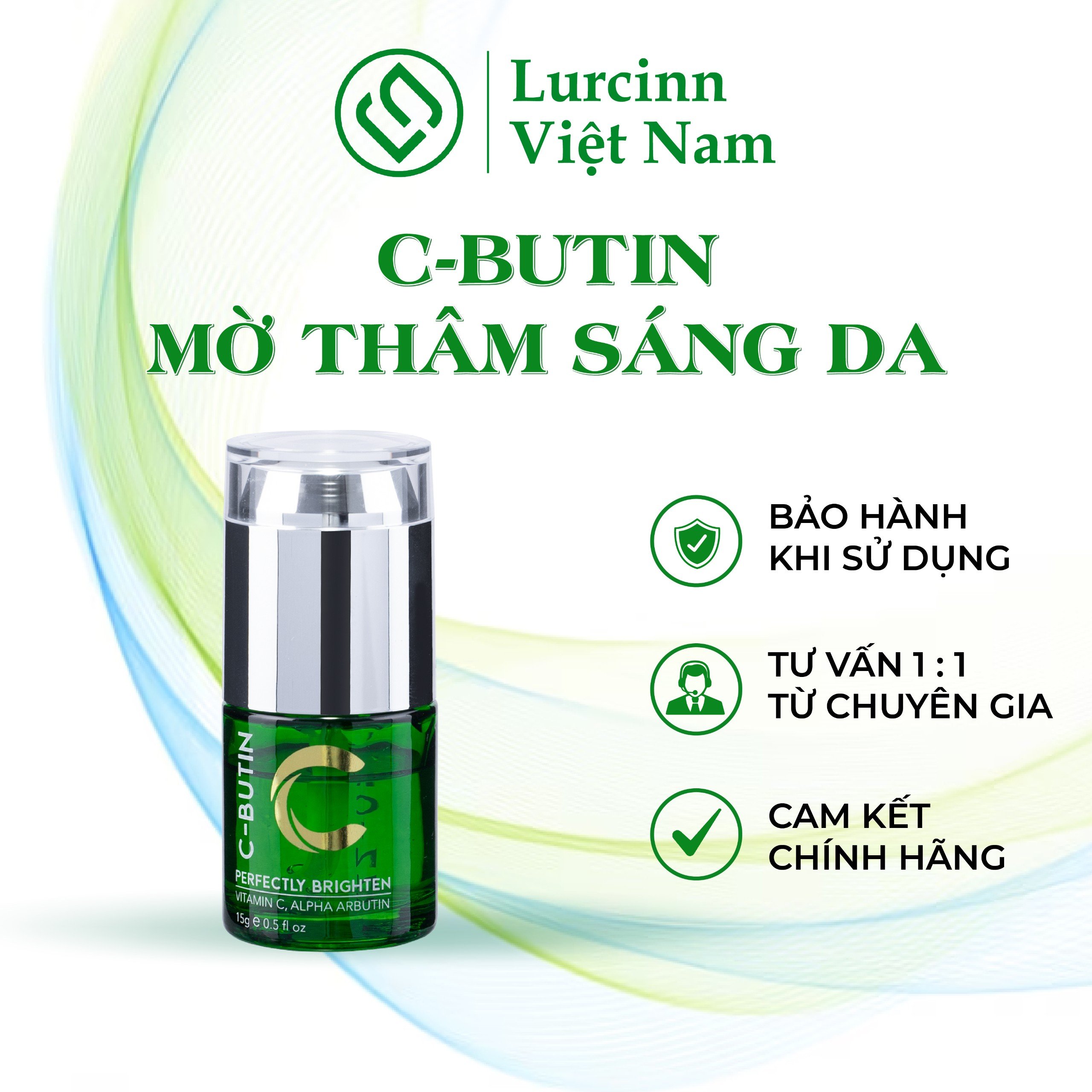 Serum Dưỡng Da Thâm Lurcinn C-BUTIN 15g