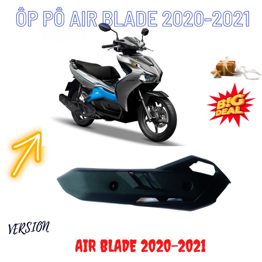 Ốp pô xe AB Che pô chống nóng xe airblade 2010 AB 2016 AB 2020 AB 2021 (chọn đúng phân loại)