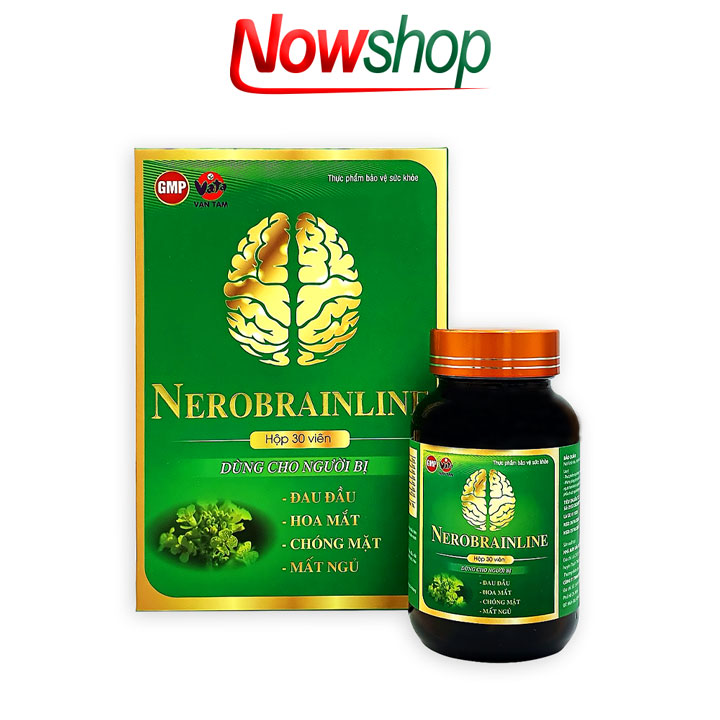 Viên Uống Bổ Não Nerobrainline Vạn Tam Giúp Hoạt Huyết Tăng Tuần Hoàn Máu Lên Não Giảm Đau Đầu Hoa M