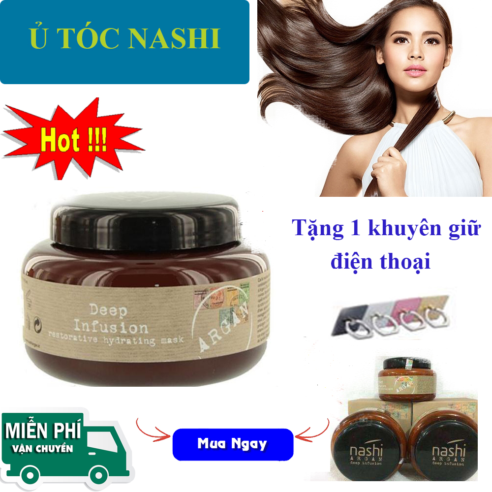 Ủ Tóc Nashi Dầu Ủ Làm Mềm Tóc Kem Ủ Cho Tóc Khô Xơ. Giúp Phục Hồi Tóc Hư Tổn Dưỡng Tóc Giúp Tóc Mềm Mượt Óng Ả Kích Thích Mọc Tóc Nhanh. Giá Cực Ưu Đãi!