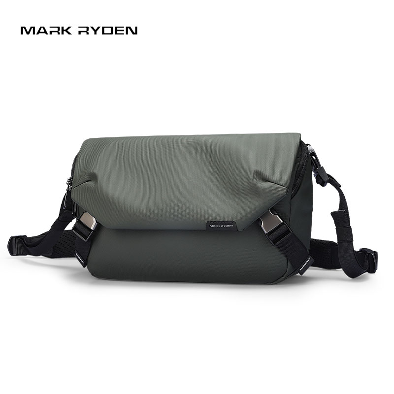 Túi đeo chéo nam form messenger làm từ chất liệu chống thấm nước kiểu dáng đơn giản Mark Ryden