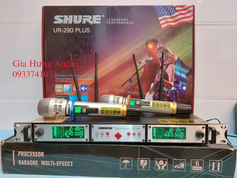 Micro không dây Shure UR29D plus micro cao cấp New 2022 BH 1 năm