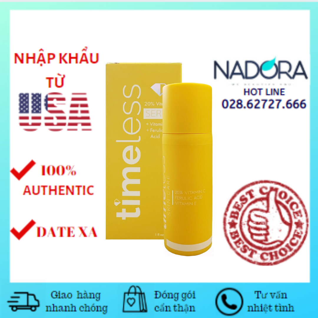 Tinh Chất Dưỡng Da Serum Timeless 20% C + E (30ml)