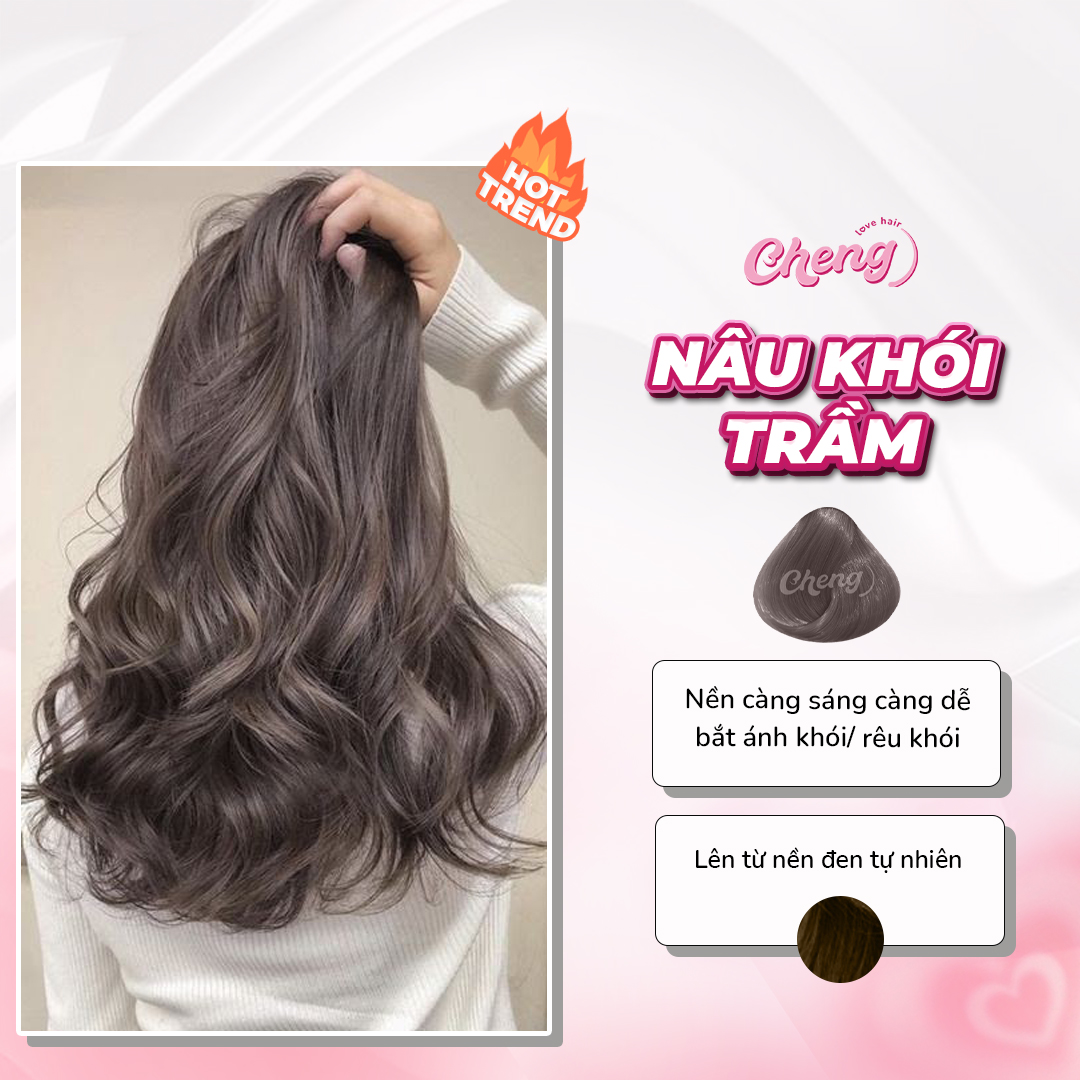 5 màu tóc nâu khói nam đẹp thu hút ánh nhìn không nên bỏ qua  Tóc Đẹp 365   Cập Nhật Mới Nhất Các Thông Tin Về Tóc