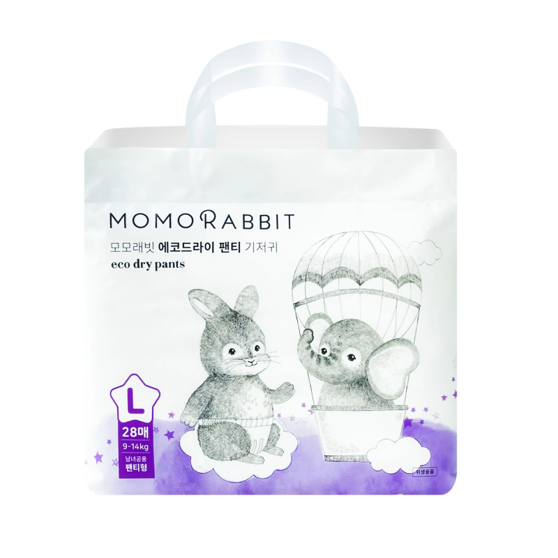 Bỉm quần ban đêm Momo Rabbit Baby Panty Diapers size L