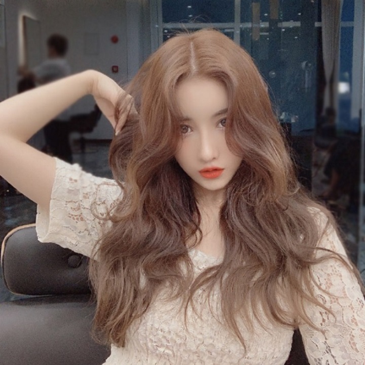 [HCM]Tóc giả nữ Hàn Quốc + Tặng kèm lưới T426