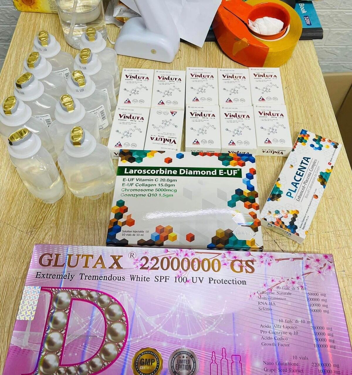Set Truyền Trắng Glutax 2.200.000 Italy 10 buổi