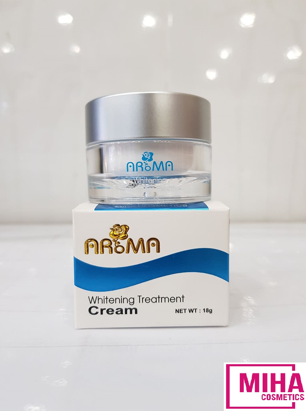 [Hcm]Kem Trắng Da Aroma Mira Whitening Treatment Cream 18G Hàn Quốc