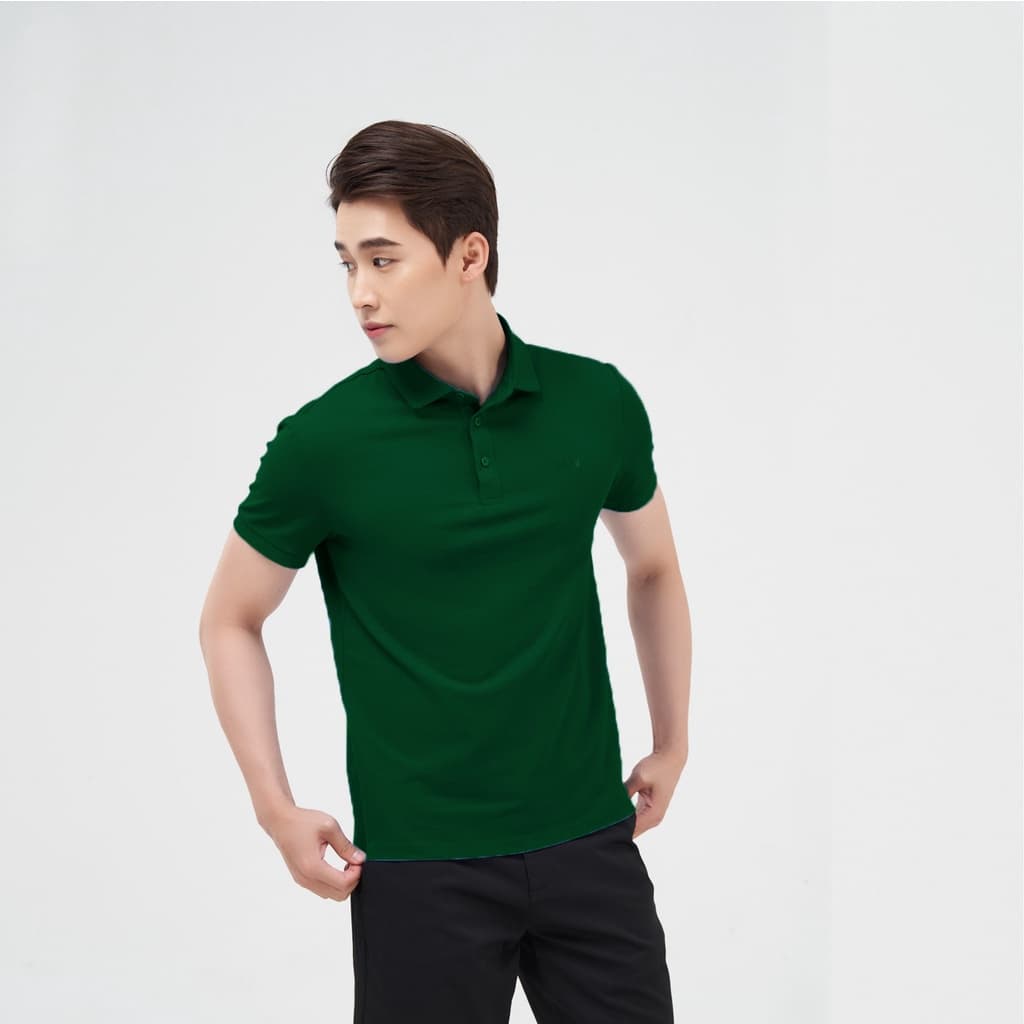 Áo polo nam YODY áo thun nam vải mắt chim gia đình có cổ chất liệu cao cấp thoáng mát co giãn APM745