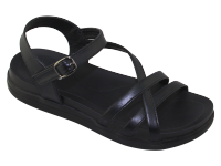 Sandal đế bằng nữ Bitas SHANA.11 (Đen + Kem + Nâu)