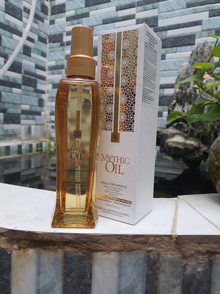 [Hcm]Serum Tinh Dầu Dưỡng Tóc Loreal Mythic Oil Nourishing Oil For All Hair Types 100Ml - Chính Hãng