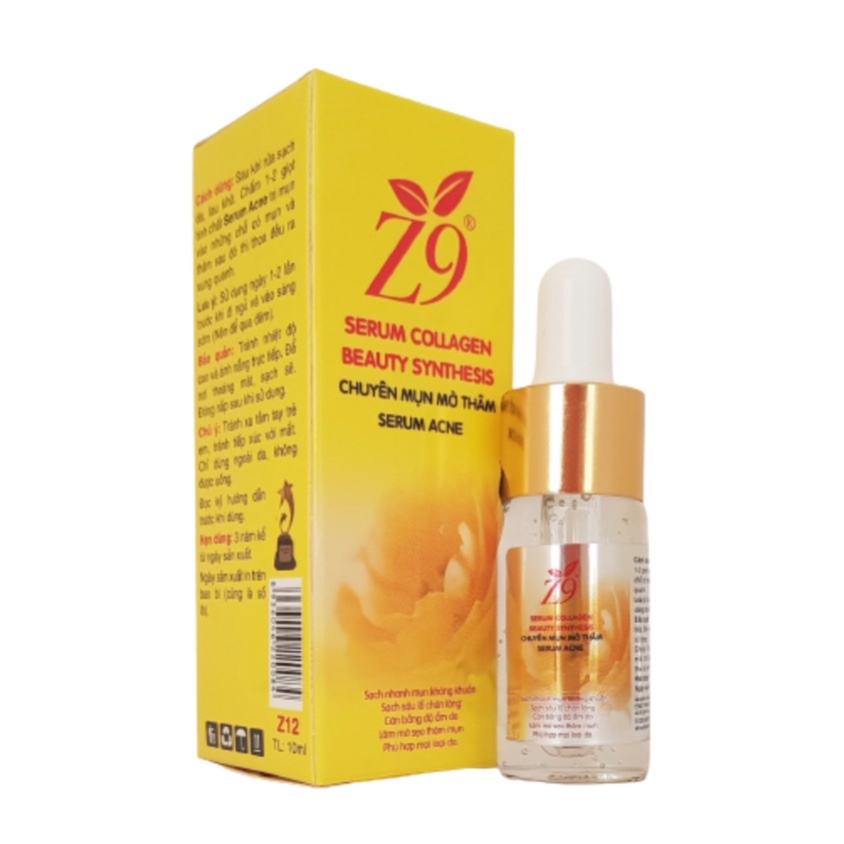 [Hcm]Z9 Serum Chuyên Mụn Mờ Thâm (Hộp Chai 10Ml) - Z12