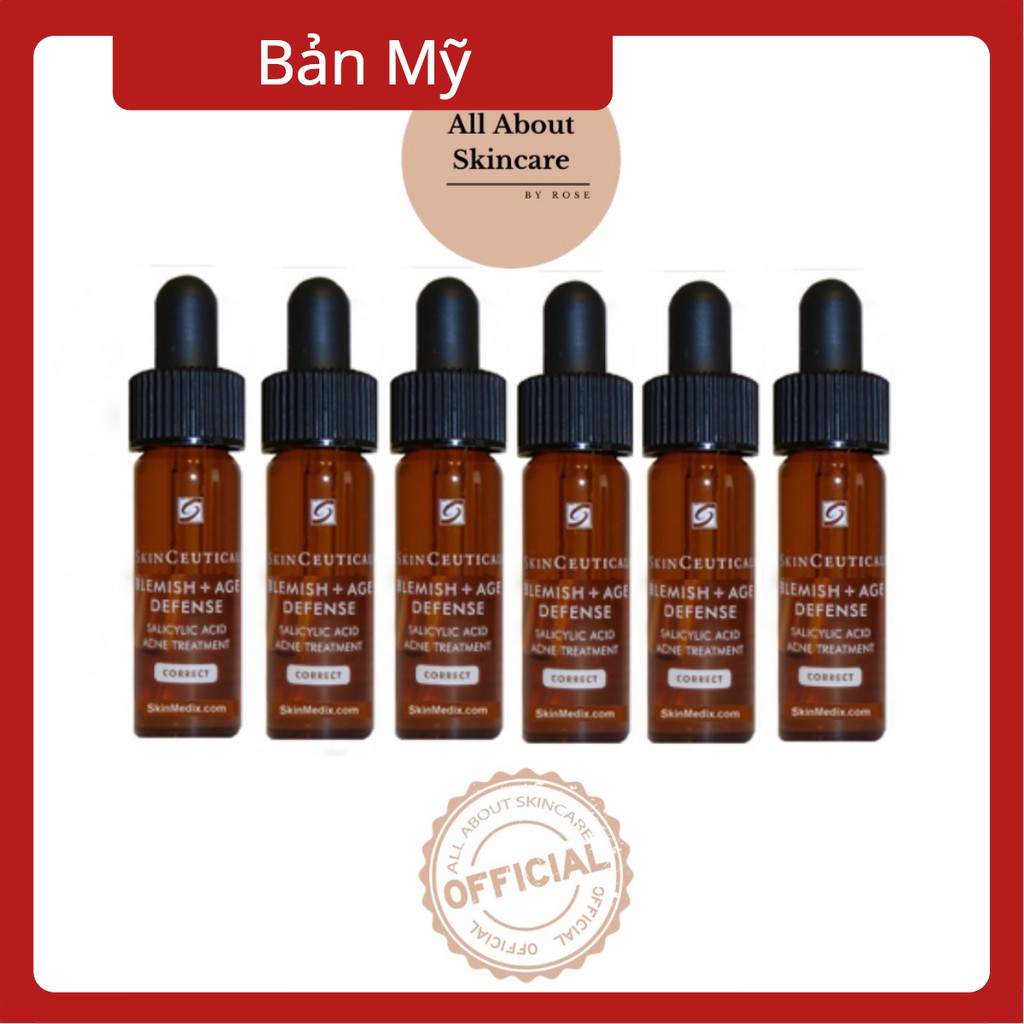 Skinceuticals Blemish + Age Defense – Serum Trị Mụn Và Chống Lão Hóa 4Ml