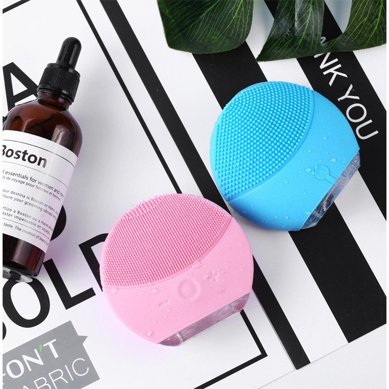 Máy Rửa Mặt Mini Massage Da Mặt Silicon - Công Nghệ T - Sonic - Máy Làm Sạch Da Mặt Tẩy Trang Thu Nhỏ Lỗ Chân Lông Phù Hợp Mọi Loại Da Mặt - An Toàn - Hiệu Quả
