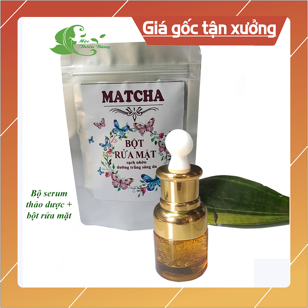 [Hcm]Combo Tinh Chất Serum Dưỡng Da Thiên Nhiên 20Ml + Tặng 1 Túi Rửa Mặt 100G