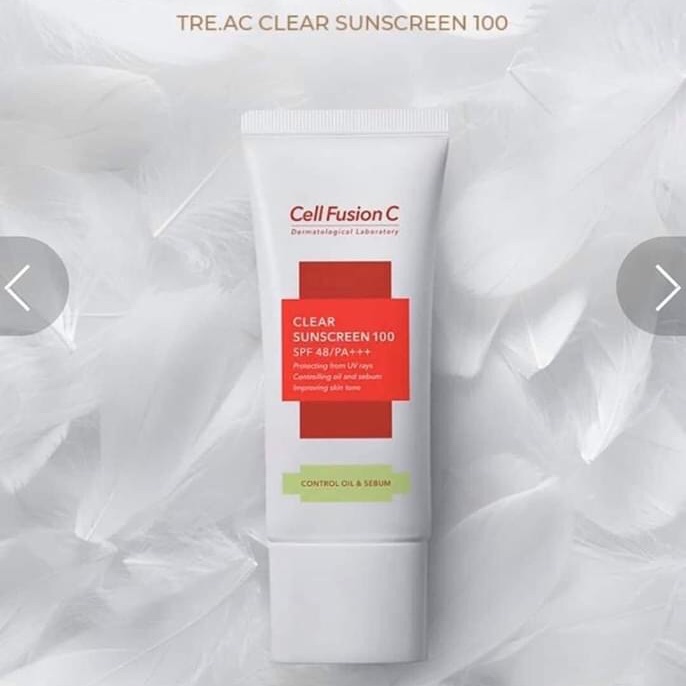 [Hcm]Kem Chống Nắng Cell Fusion C Clear Sunscreen (10Ml) – Cho Da Dầu Da Hỗn Hợp Spf 48/Pa+++ ( Màu Xanh )