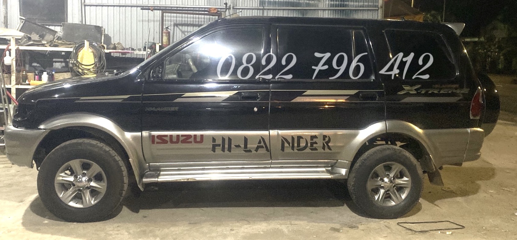 Tem dán sườn xe Isuzu Hi-Lander. Tem dán xe hilander xtreme