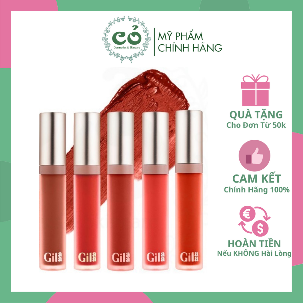 [Hcm]Son Kem Gilaa Long Wear Lip Cream Cam Kết Sản Phẩm Đúng Mô Tả Chất Lượng Đảm Bảo An Toàn Cho Người Sử Dụng