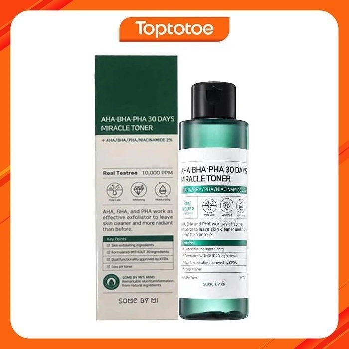 Nước Hoa Hồng Some By Mi AHA BHA PHA 30 Days Miracle Toner 150ml