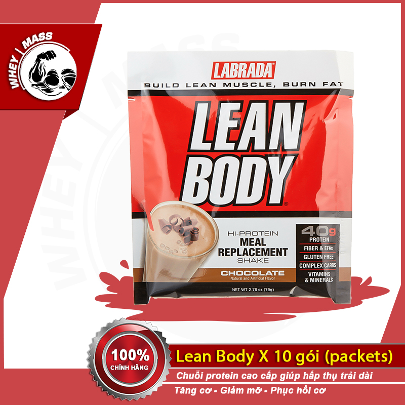 [HCM][ Gói Lẻ ] Thực Phẩm Bổ Sung Hỗ Trợ Tăng Cơ Bắp Và Thay Thế Bữa Ăn Lean Body