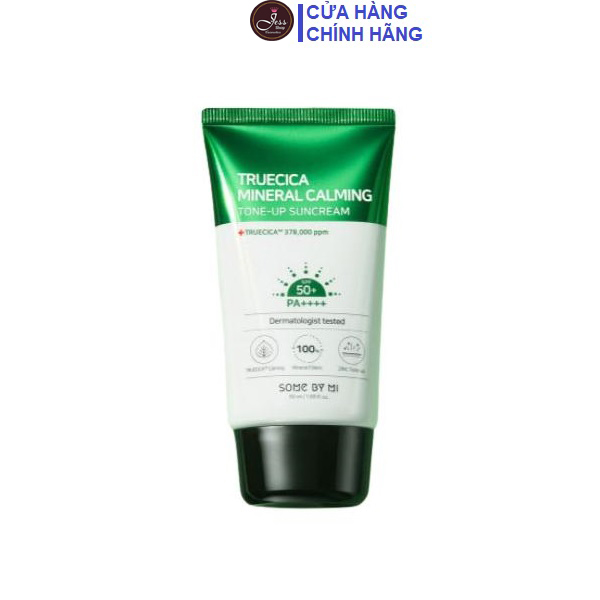 Kem Chống Nắng Some By Mi Truecica Mineral Calming Tone Up Suncream SPF50+ PA++++ 50ml và 25ml