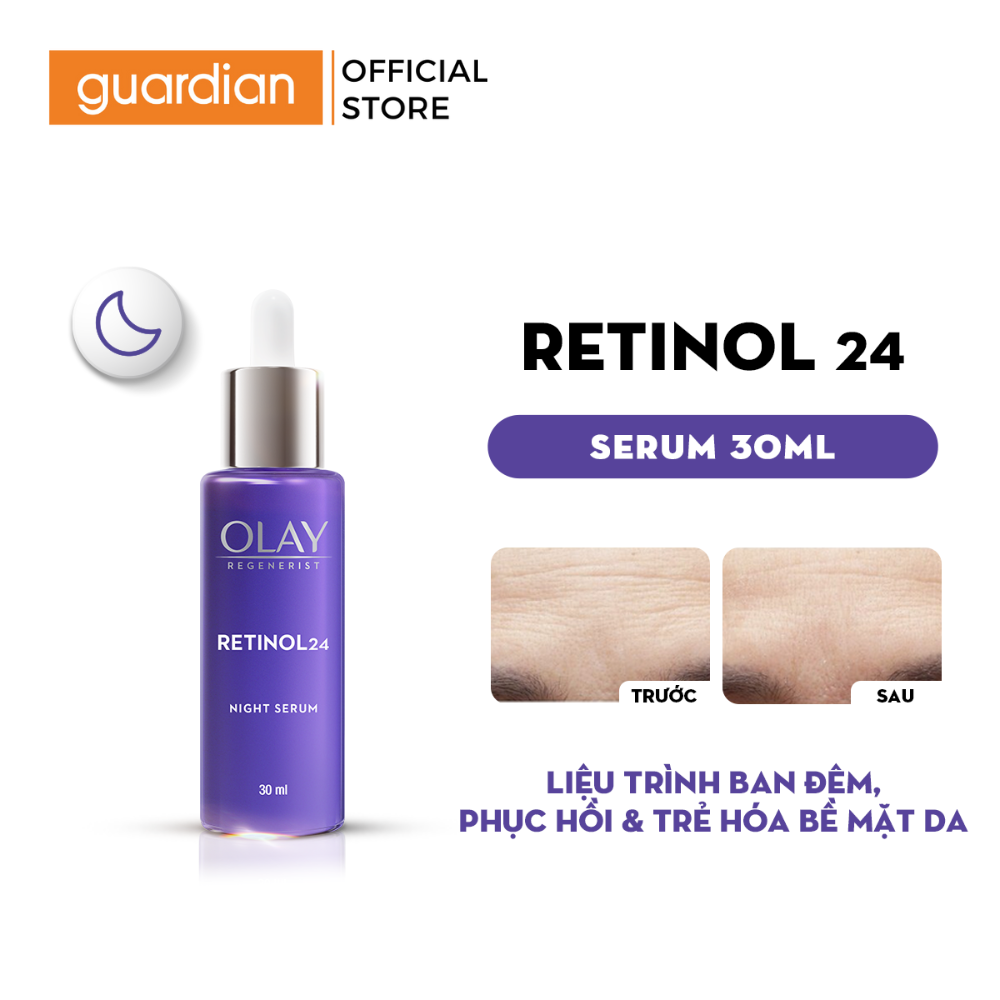 Tinh Chất Serum OLAY RETINOL24 Giúp Hỗ Trợ Mờ Nếp Nhăn 30ML Guardian Việt Nam