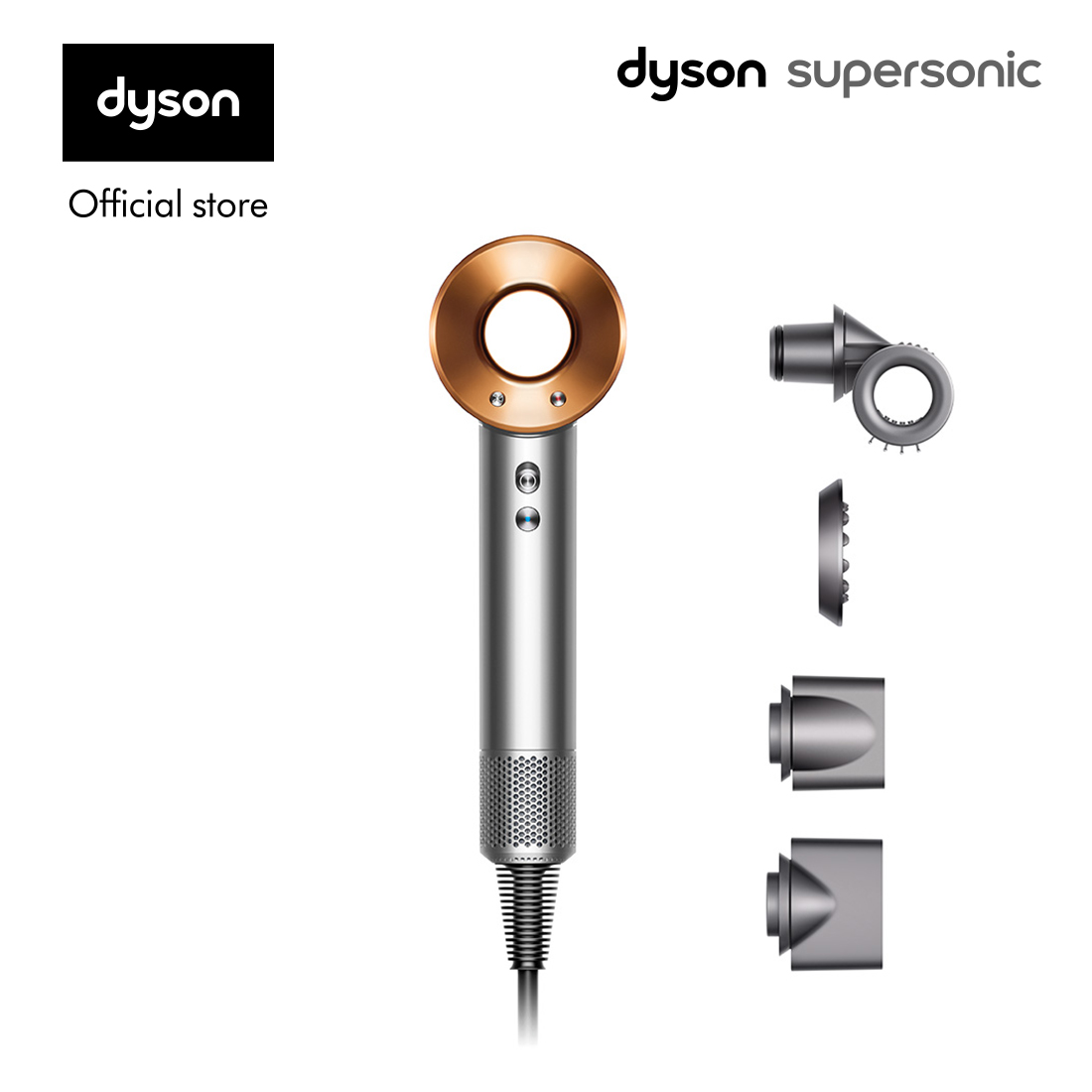 Máy sấy tóc Dyson Supersonic ™ HD15 (Xám/Vàng Đồng)