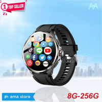 Đồng hồ Thông minh AMA Watch H99 RAM 8+256GB lắp sim nghe gọi độc lập + kết nối bluetooth với điện thoại nhận thông báo camera xoay tải ứng dụng chơi game Hàng Chính Hãng