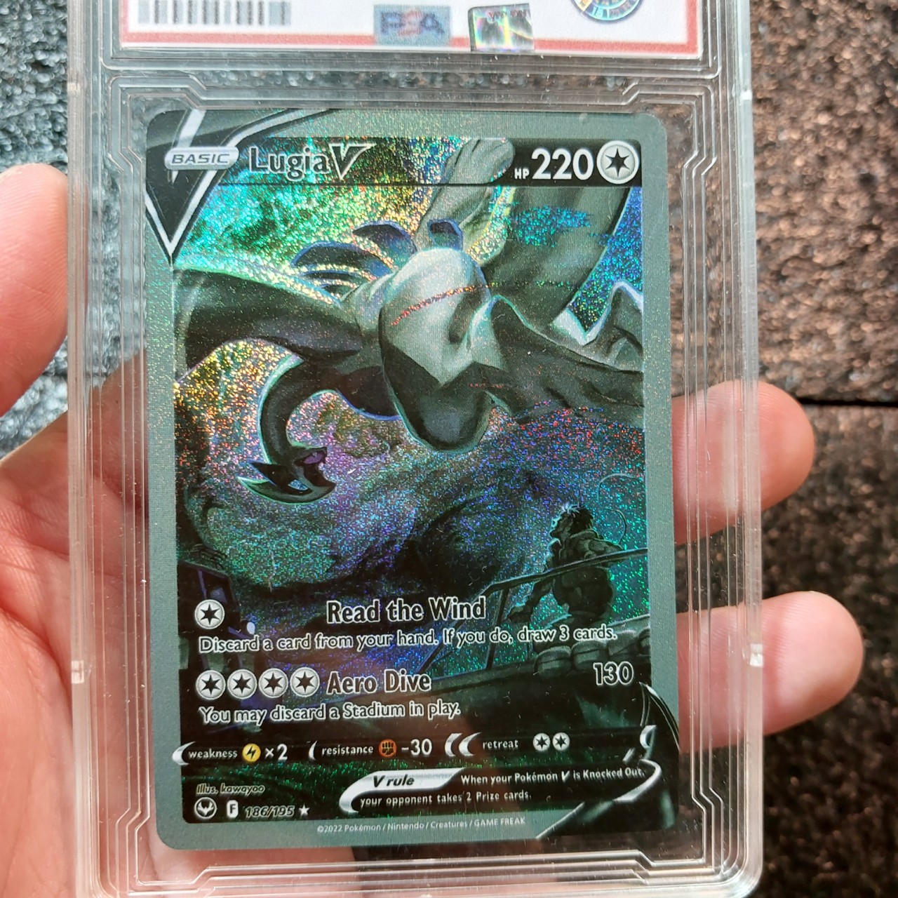 [LIM SSR V]Thẻ Pokemon TCG Lugia V 186 195 ALTERNATE ART thần biển bắc âu 1459 d37 52