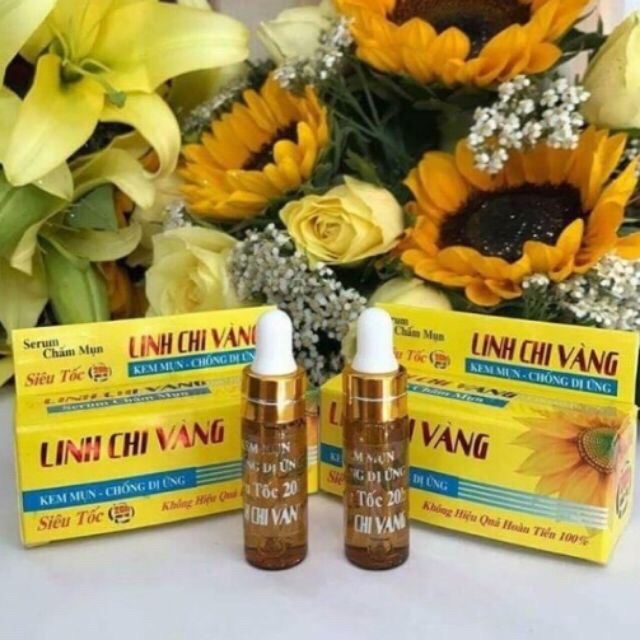 Serum chấm mụn Linh Chi Vàng