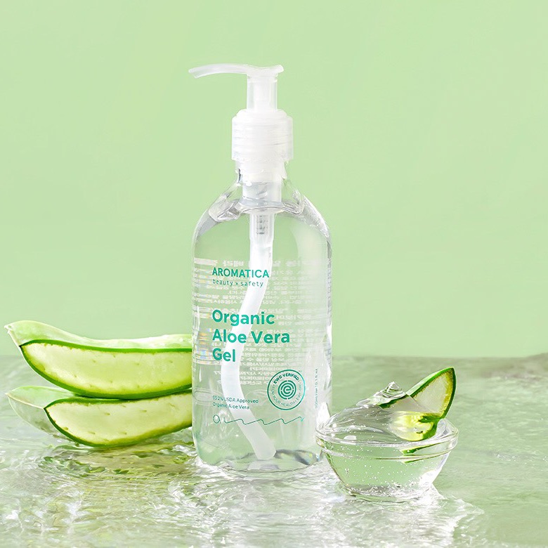 Gel Lô Hội Hữu Cơ Dưỡng Ẩm Làm Mát Da Aromatica Organic Aloe Vera Gel