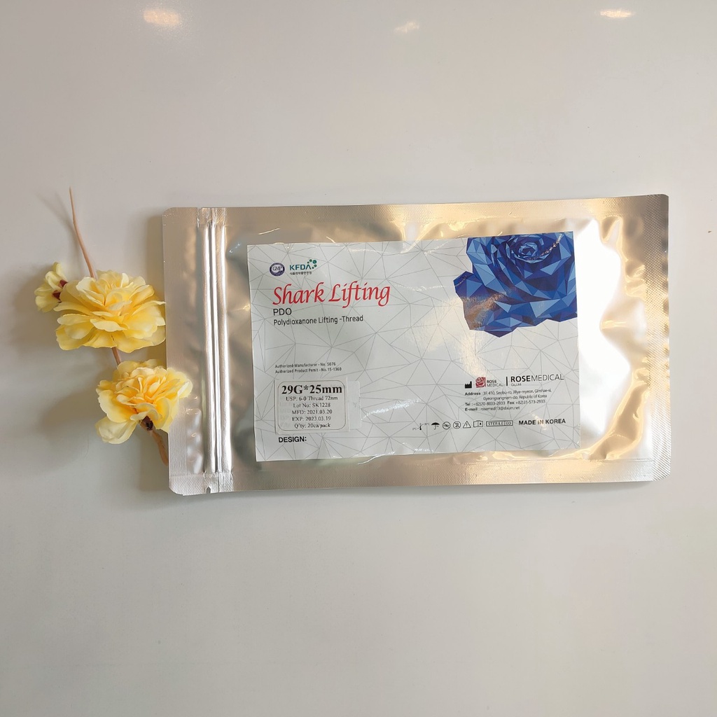 Căng Chỉ Làm Mắt Trán Double Cog Mono 29Gx25mm 1 gói 20 sợi ( Hàn Quốc )