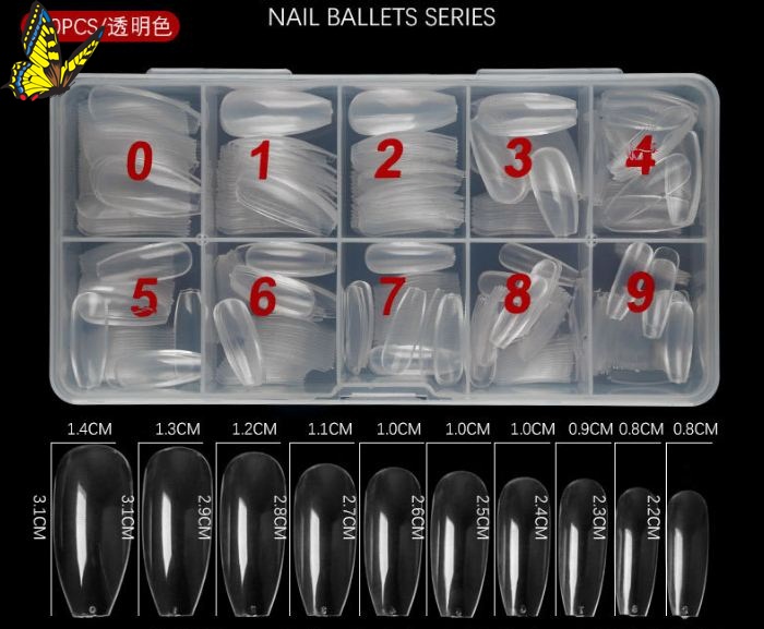 Hộp 500 móng úp thang