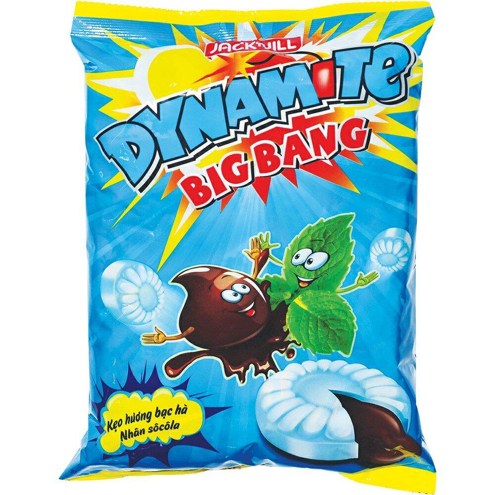 Kẹo Dynamite BigBang  Nhân Socola Túi 330g - Đồ Ăn Vặt Giá Rẻ