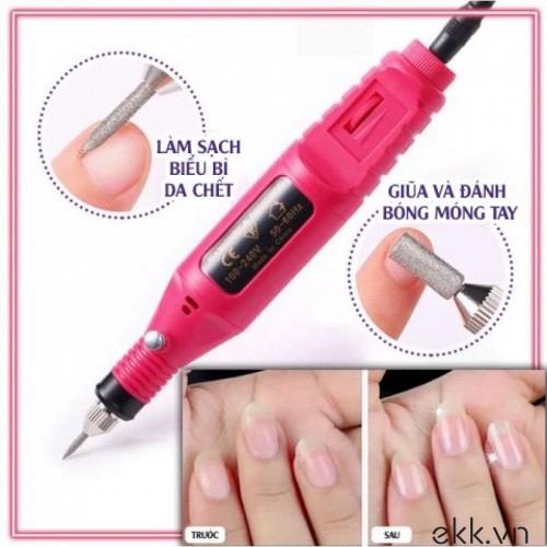 Máy mài mini cầm tay có tăng giảm tốc độ dùng làm naillàm móng chân móng tay làm thủ công mỹ nghệ