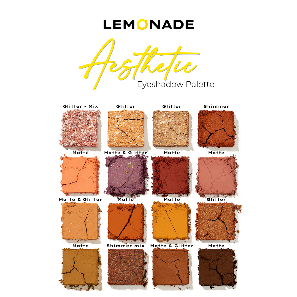 [FLASHSALE] Bảng phấn mắt Lemonade Aesthetic Eyeshadow Palette 20.8g