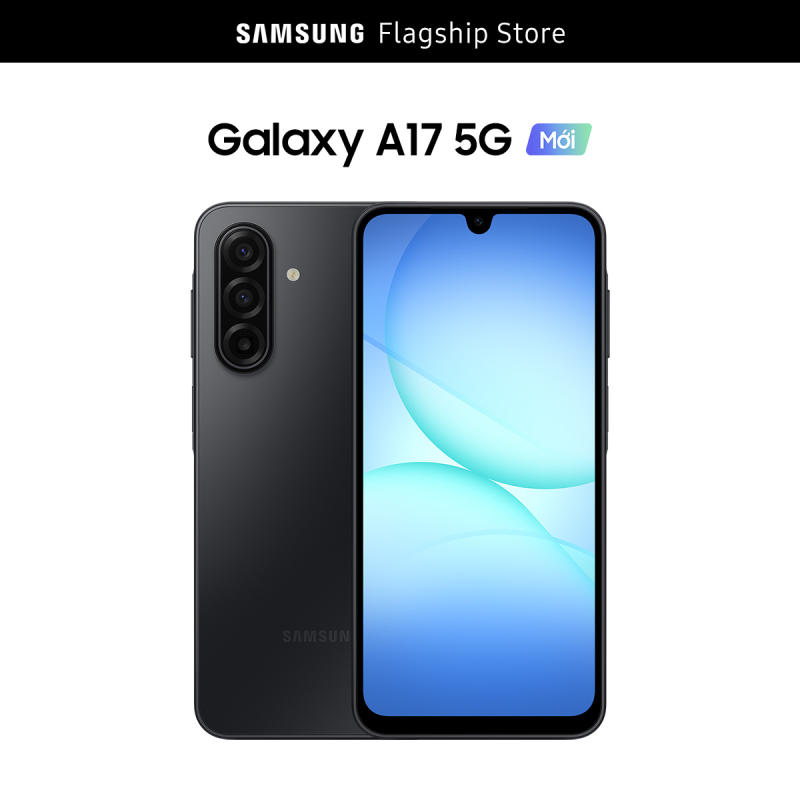 Điện Thoại Samsung Galaxy A17 5G (8/128GB) Kính Cường Lực Gorilla Victus Camera 50MP & IOS AI Gemini