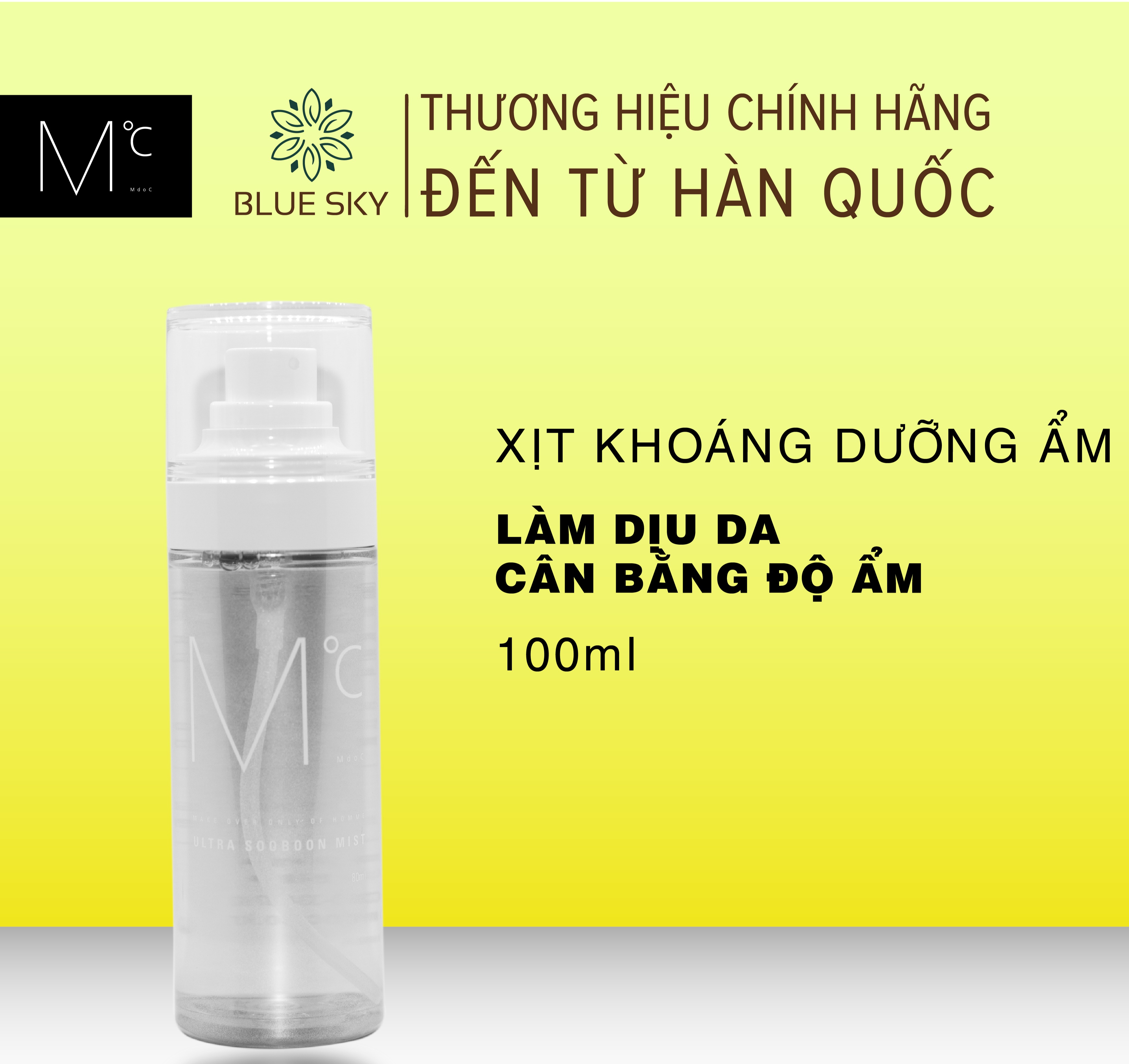 Xịt Khoáng Mdoc Ultra Sooboon Mist 100Ml