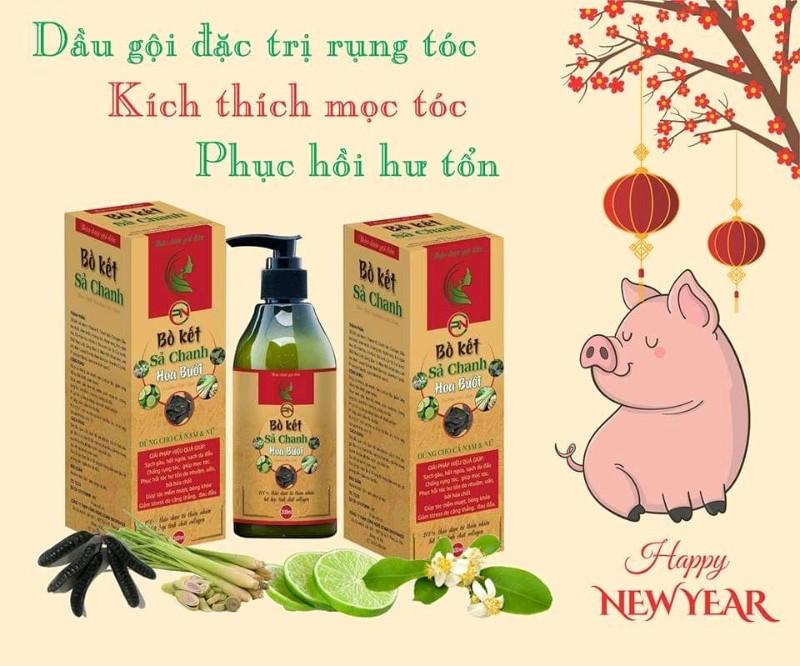 [HCM]DẦU GỘI BỒ KẾT SẢ CHANH HOA BƯỞI
