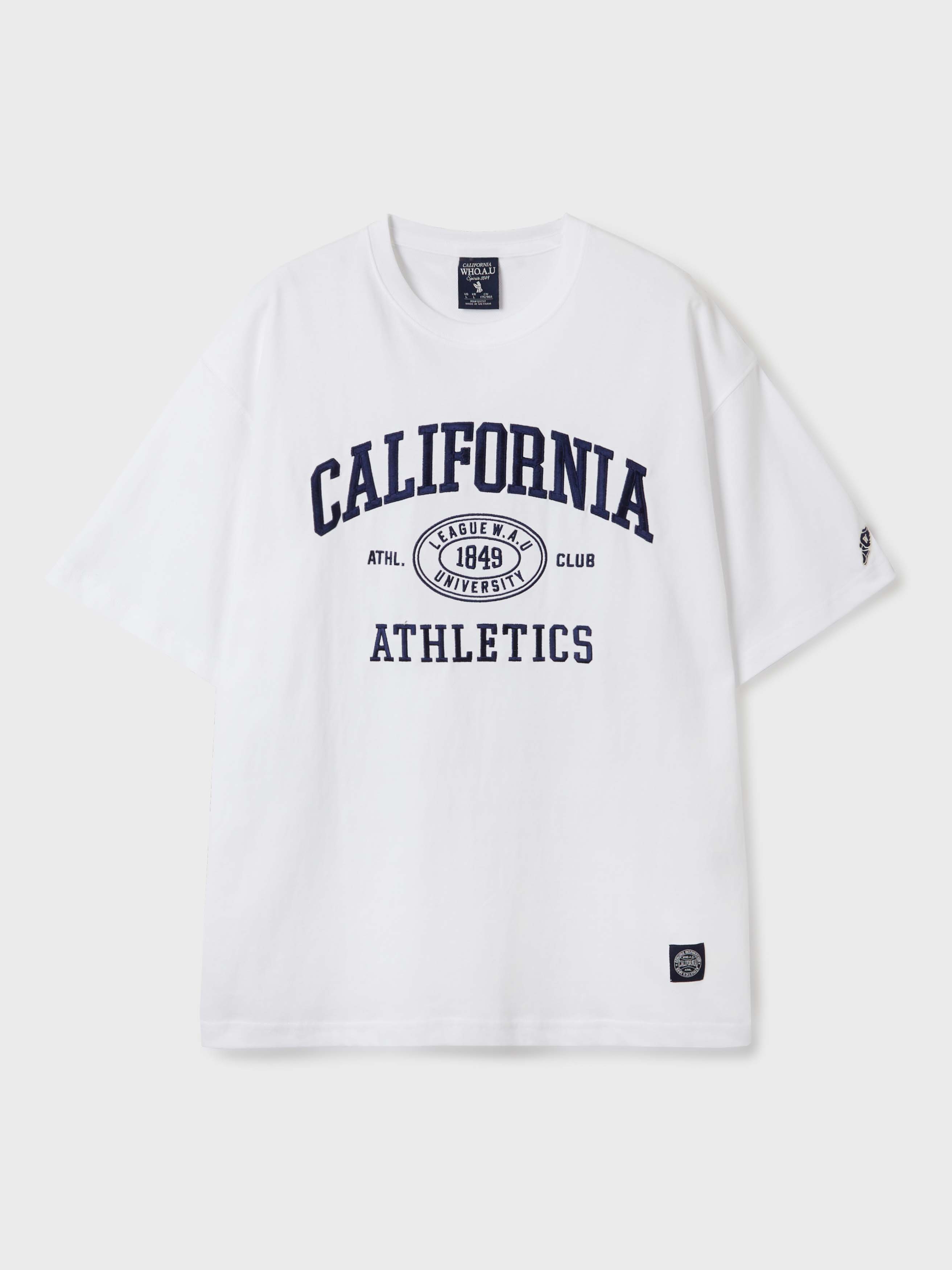 WHOAU Áo Thun California Embroidery T-shirt_WHRAF2423U