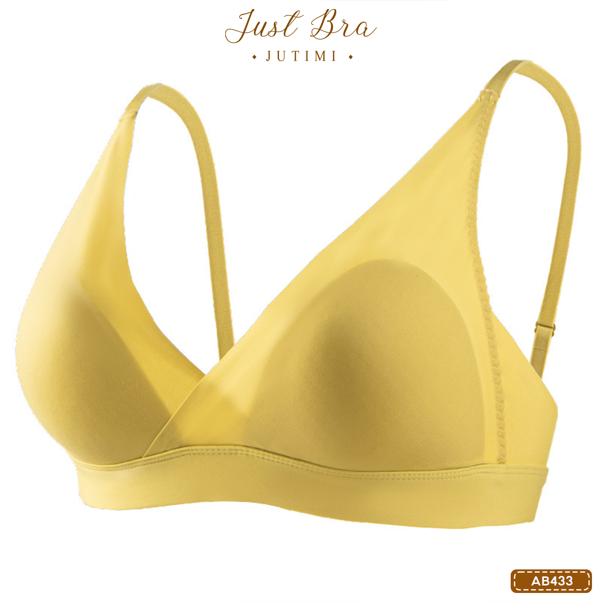 Áo ngực không gọng Just Bra thoáng khí thiết kế gom ngực nâng đẩy AB433