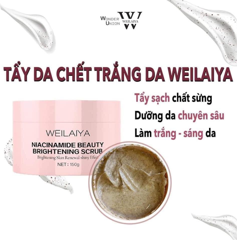 Tẩy Da Chết Body Weilaiya - Tẩy Bay Muộn Phiền Hộp 150 Gr