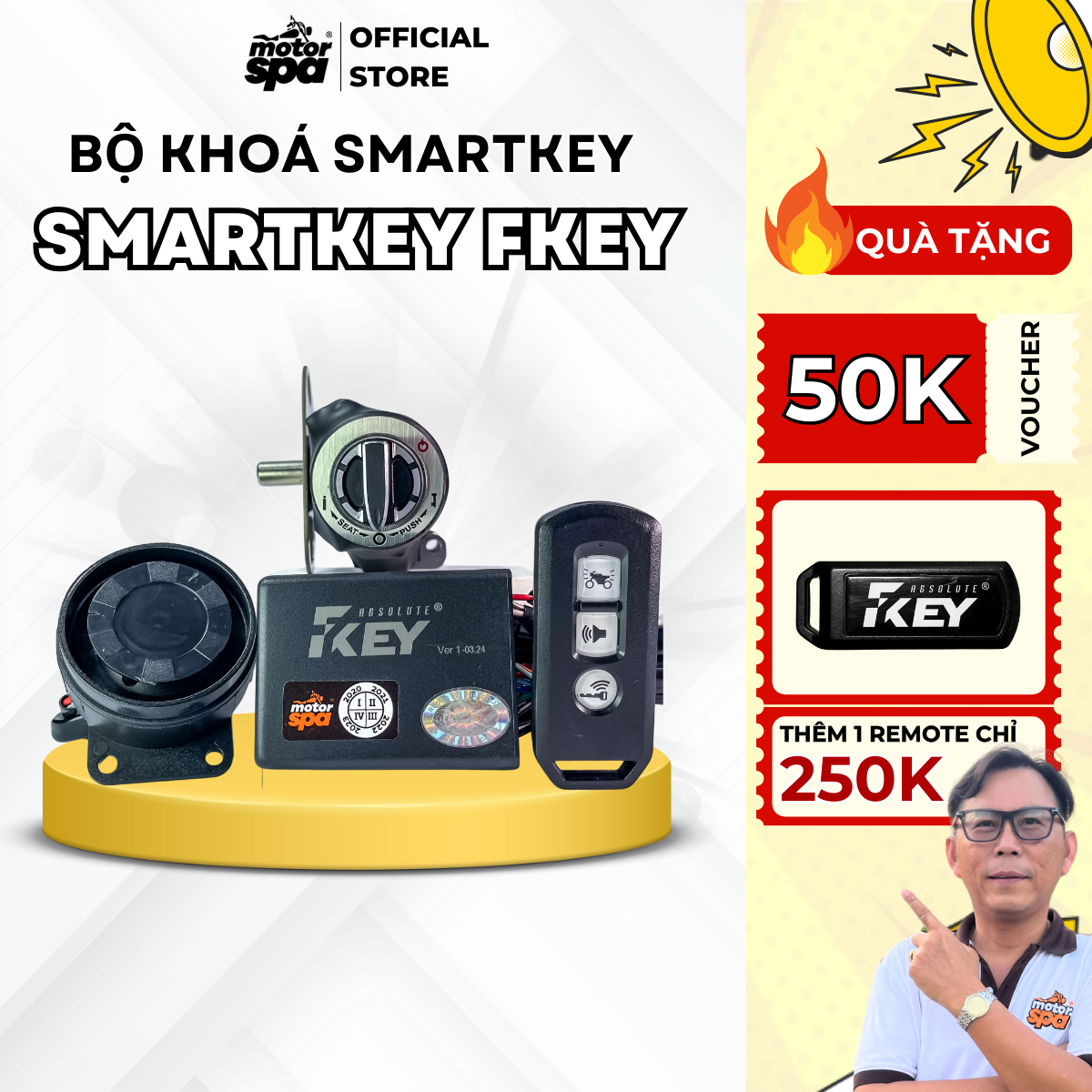 Smartkey Fkey - Exciter 2010 Sirius xăng cơ Jupiter xăng cơ...