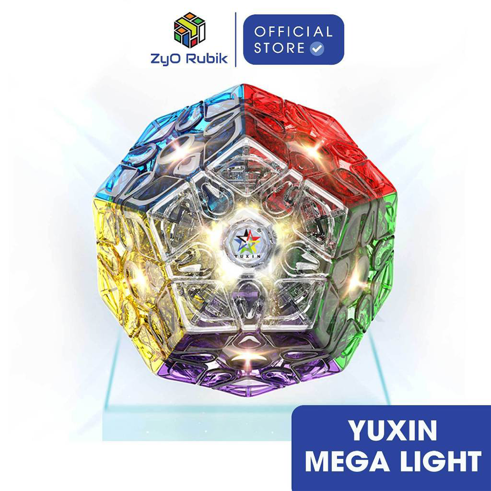 Rubik Biến Thể Megaminx Yuxin Limited Edition Trong Suốt - Yuxin Megaminx Trong Suốt Không Nam Châm 