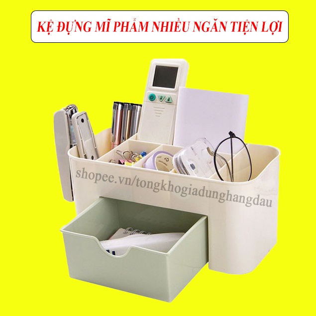 Kệ Để Mỹ Phẩm Mini Nhiều Ngăn Để Bàn Siêu Tiện Dụng Siêu Dễ Thương