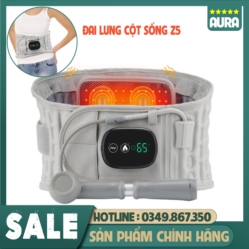 Đai lưng cột sống đai kéo giãn cột sống cao cấp Z5 xóa bỏ đau thắt lưng thoát vị đĩa đệm và định hìn