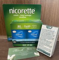Viên ngậm cai thuốc lá Nicorette Cools Lozenges 4mg hộp 80 viên mẫu mới nhất
