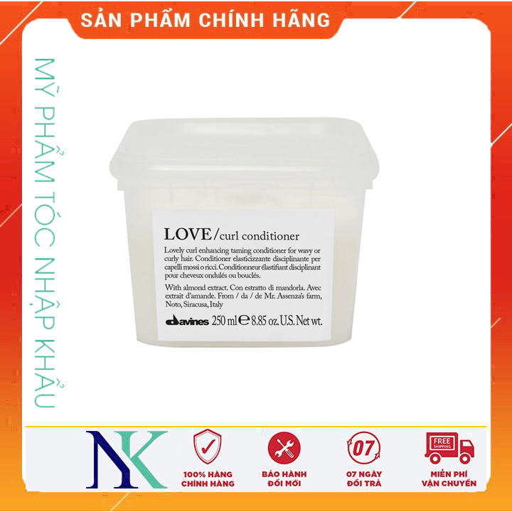 [Hcm]Dầu Xã Kiểm Soát Và Tăng Độ Đàn Hồi Độ Phồng Cho Tóc Xoăn Love Curl 250Ml