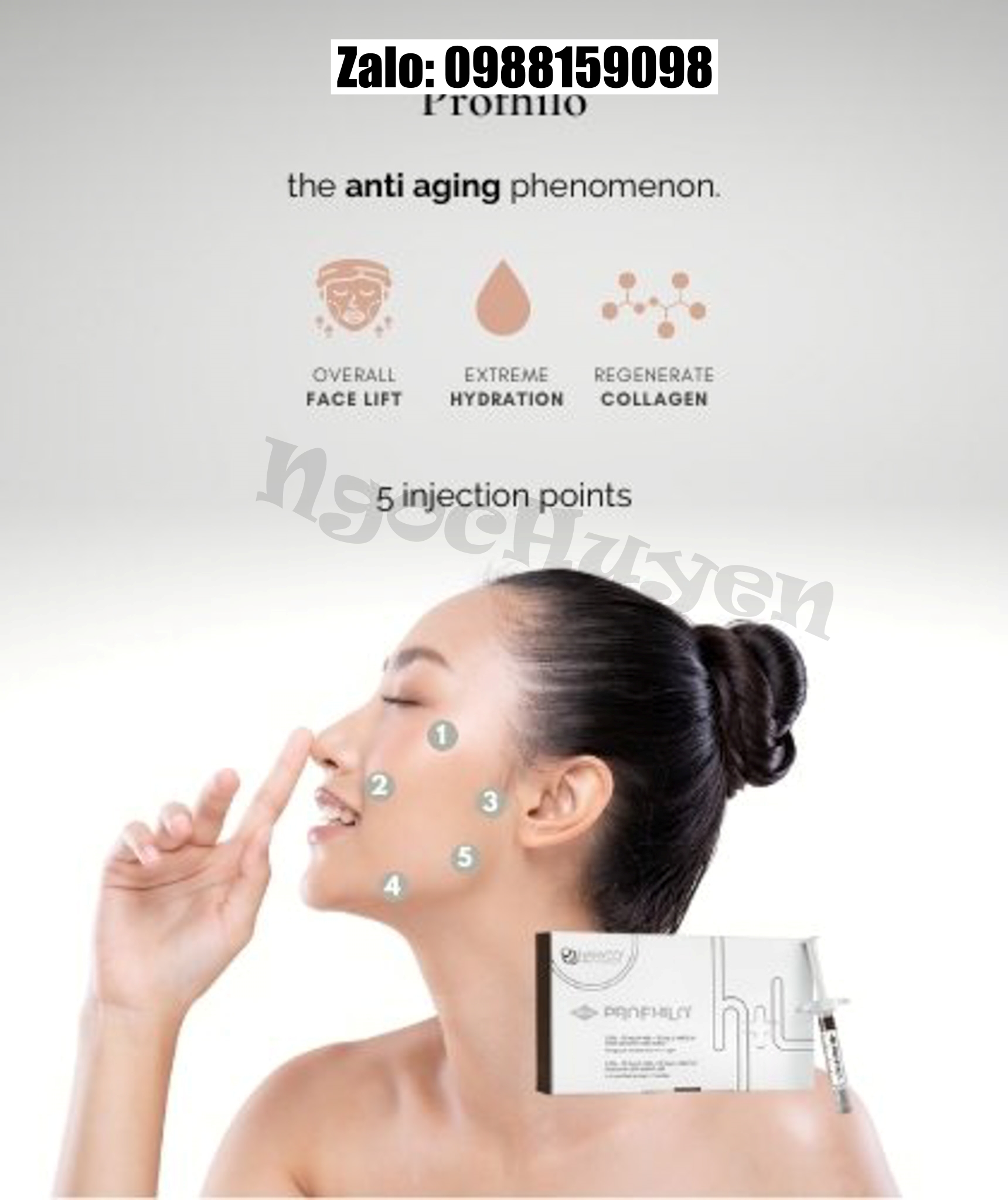 Tinh Chất Profhilo - 1 hộp 1 thanh 2cc - Trẻ Hóa Xóa Nhăn Căng Bóng Da - 2 bản xuất khẩu cty Việt Nam có tem và nội địa Italia