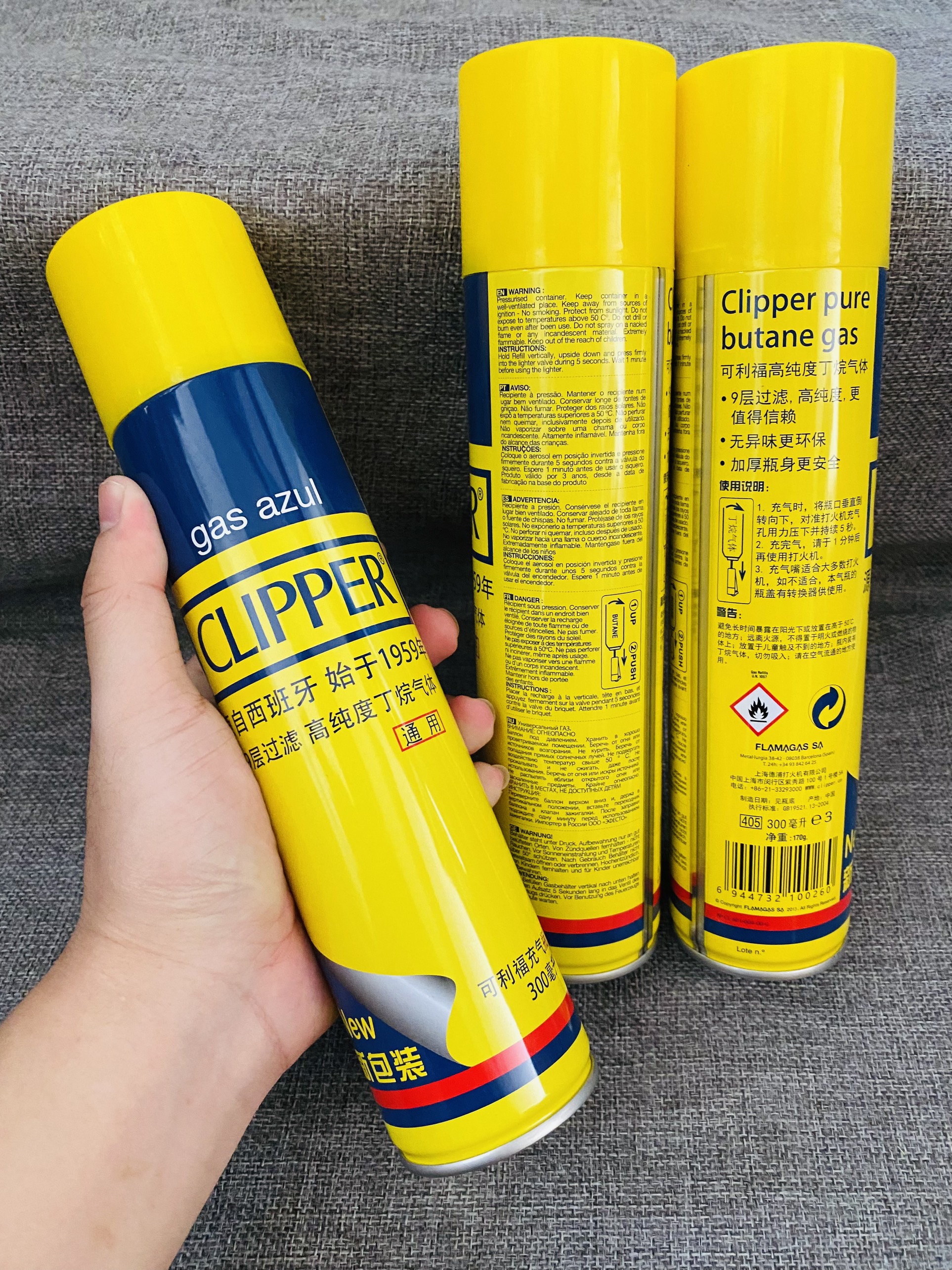 (Chính Hãng) Phụ Kiện Gas Xăng Đá Clipper chai lớn dùng cho bật lửa Gas Xăng đá - Phụ Kiện Bật lửa.